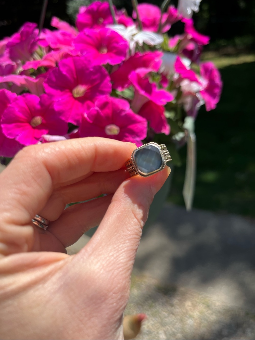 Anna Beck Gray Quartz Ring